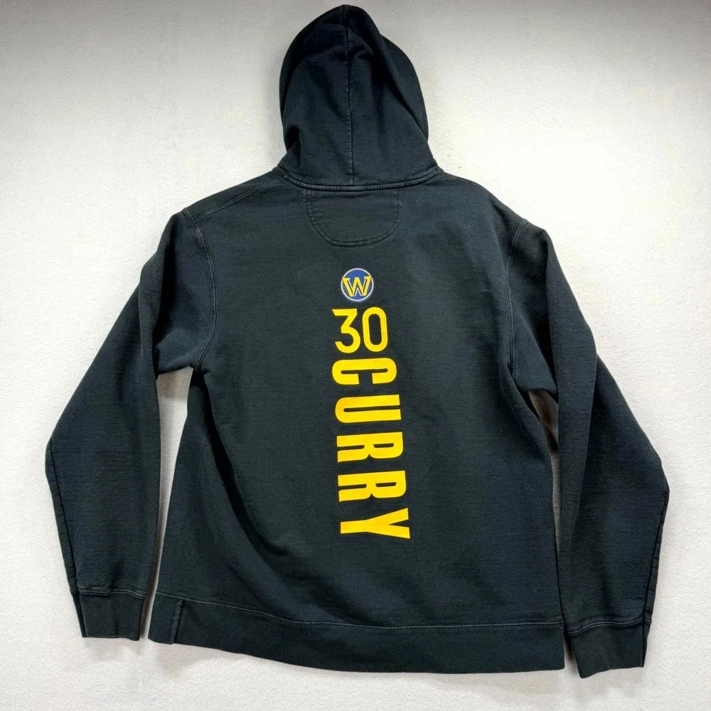 Golden State Warriors Steph Curry Hoodie Mens Medium Black‎ Fanatics NBA BBall